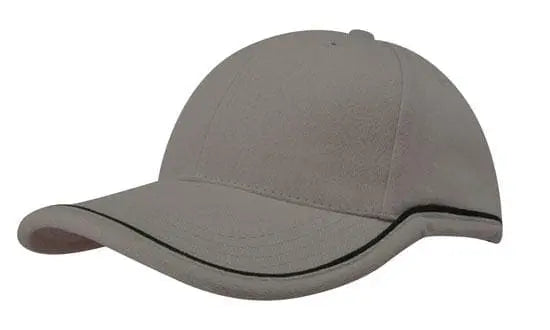 Headwear Bhc W/piping Crown & Peak X12 - 4047 Headwear Professionals